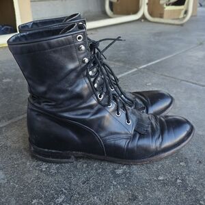 Justin 506 Western Boots Black